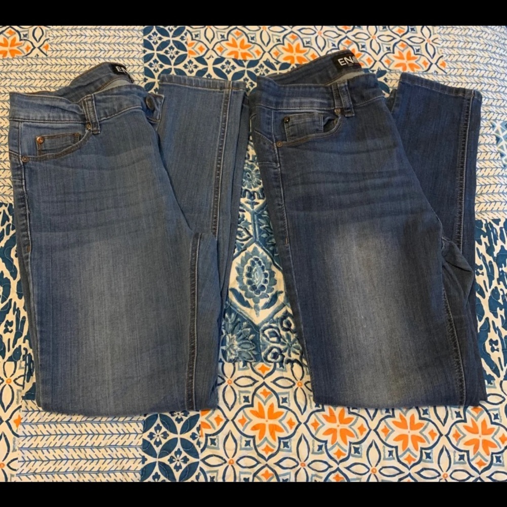 2 pair skinny jeans